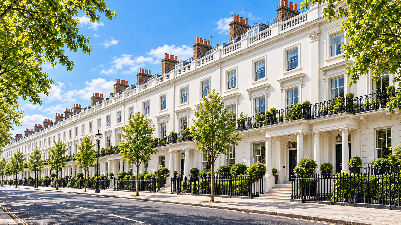 Illustrative grand residential terrace